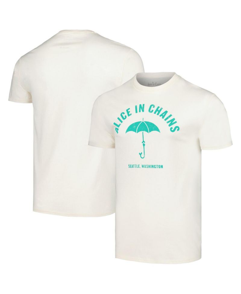 Men's Cream Alice in Chains Umbrella T-shirt