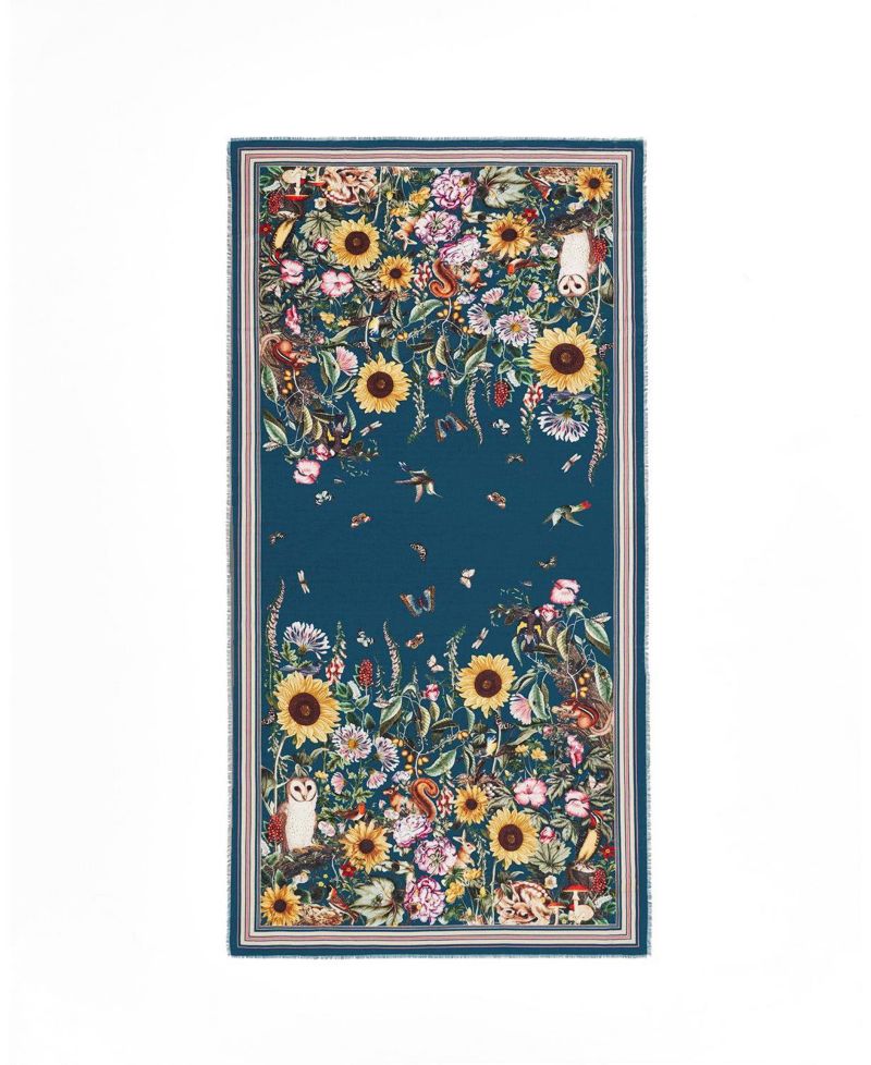 Women's Botanical Long Scarf
