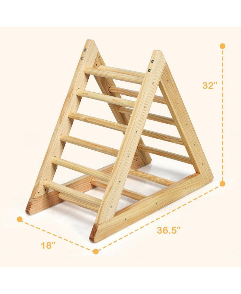 Toddler Wooden Triangle Climber
