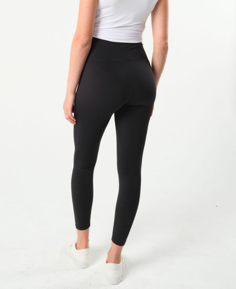 Women's Stretch Leggings with Bump-Friendly Phone Pocket