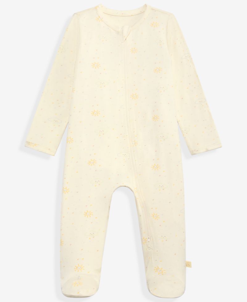 Everyday Baby Essentials Baby Boys' Printed 2-Way Zip Coveralls