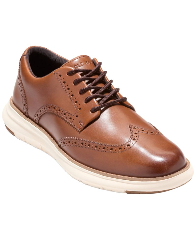 Men's Grand Remix Wing Lace-Up Oxford Shoes