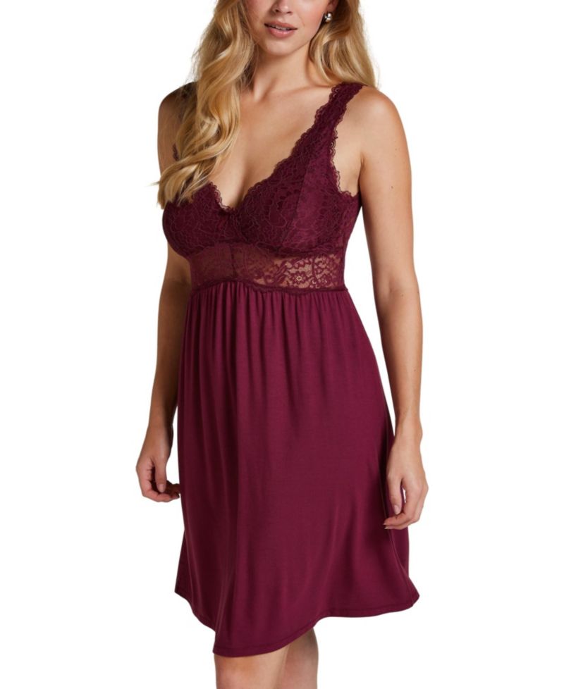 Hunkemoller Women's Nora Lace Slip Dress