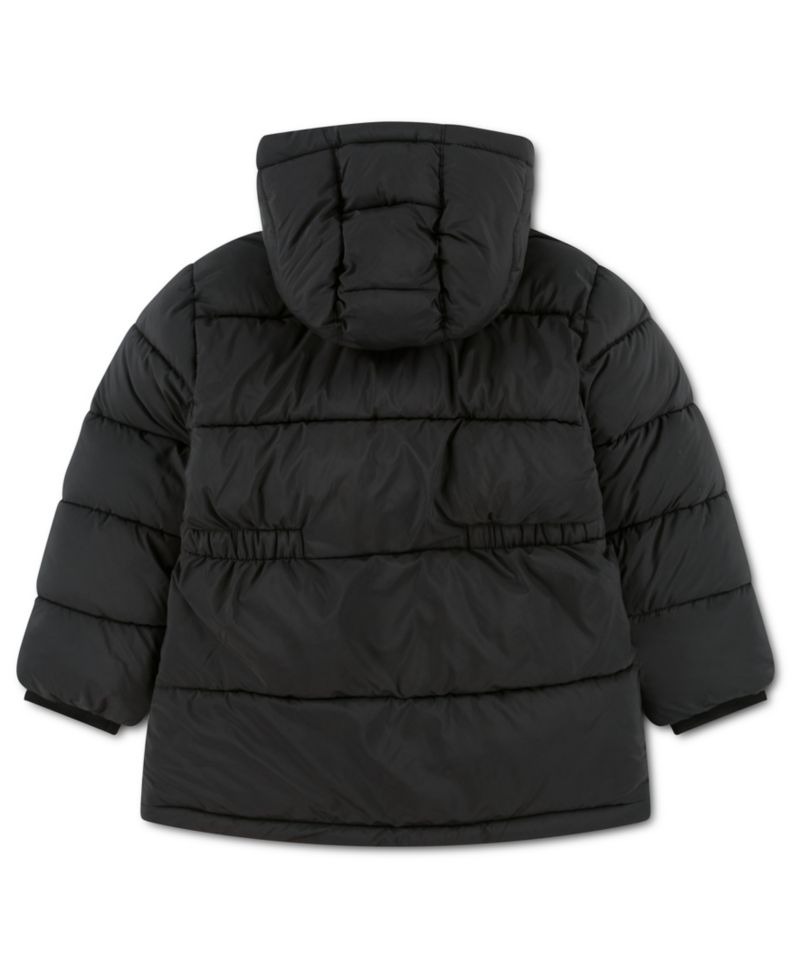 Girls 4-6x Cinched Waist Puffer Jacket