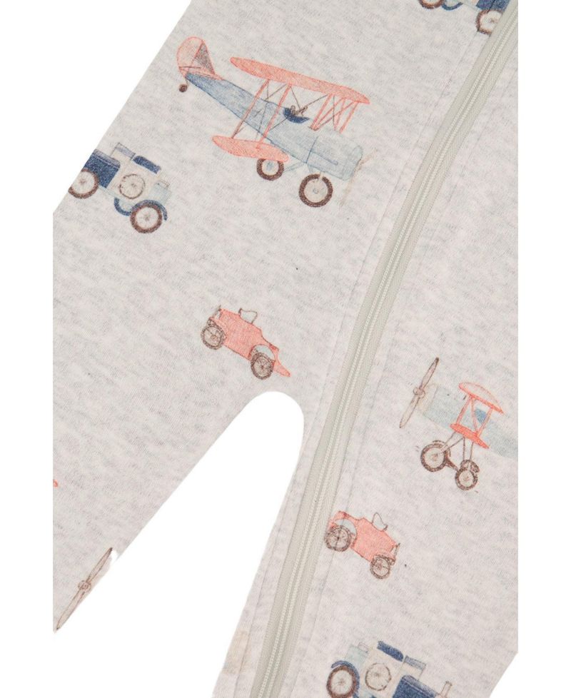 Baby Boy (3M - 24M) Organic Cotton One Piece Pajama
