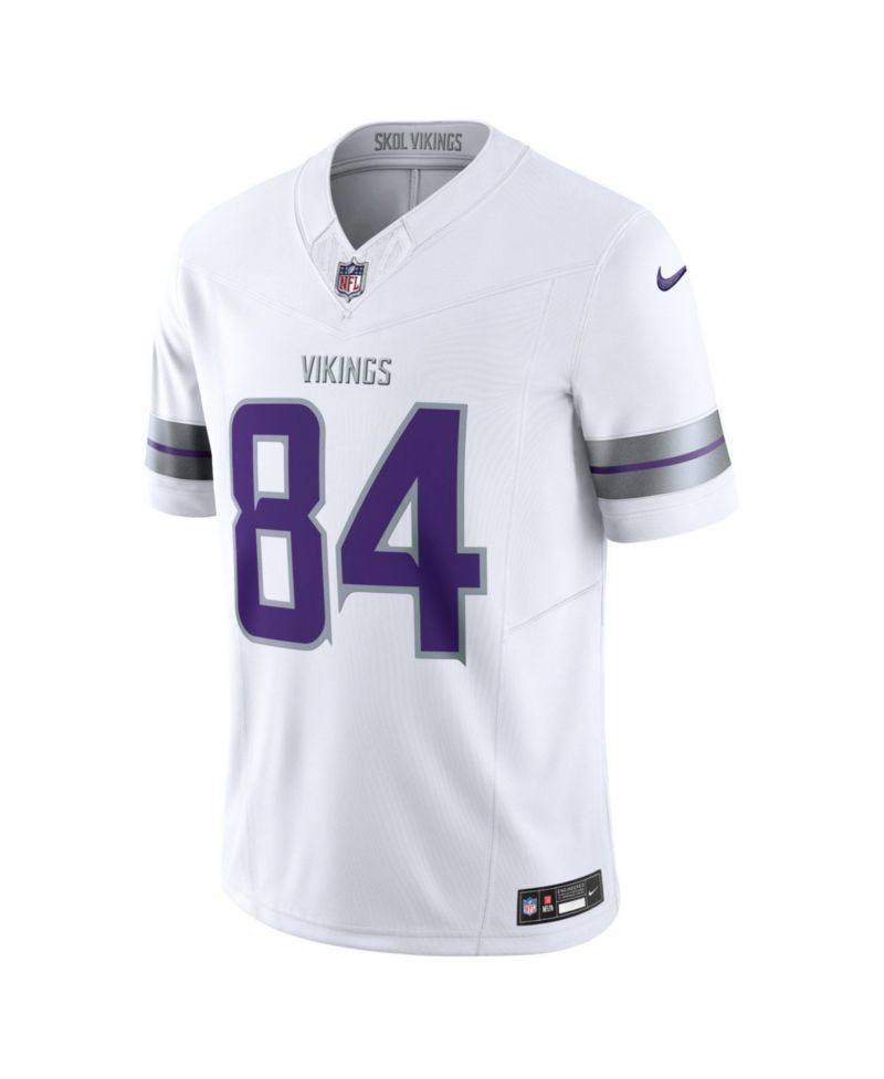 Men's Randy Moss White Minnesota Vikings Alternate Vapor F.U.S.E. Retired Player Limited Jersey