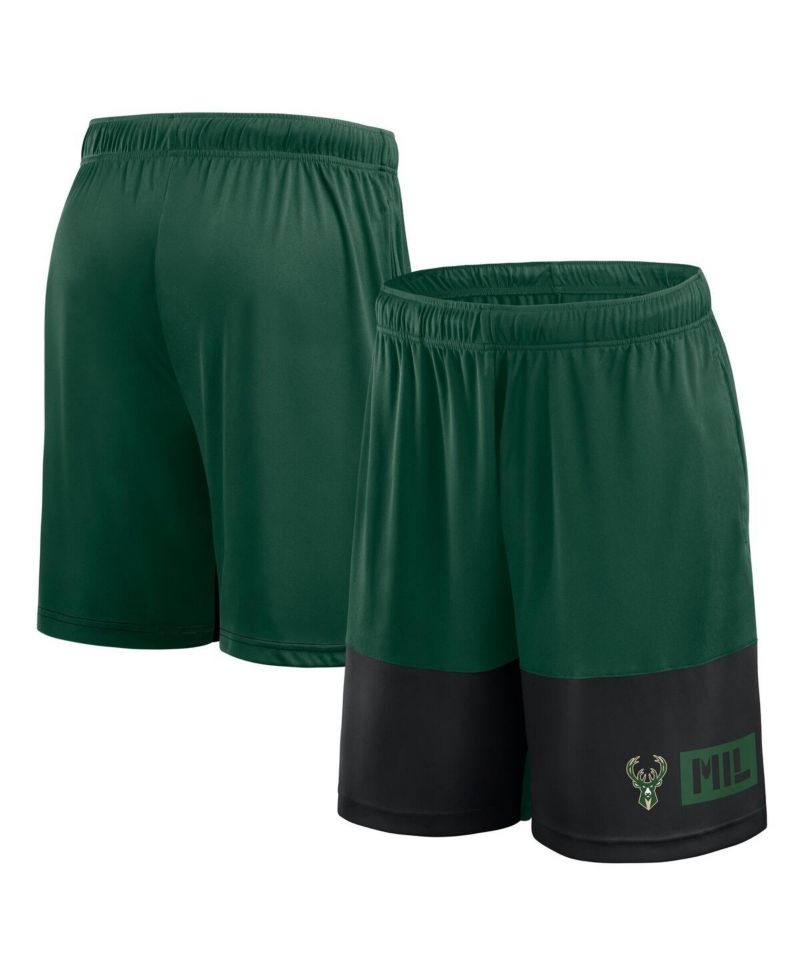 Men's Hunter Green Milwaukee Bucks Best of the Best Shorts