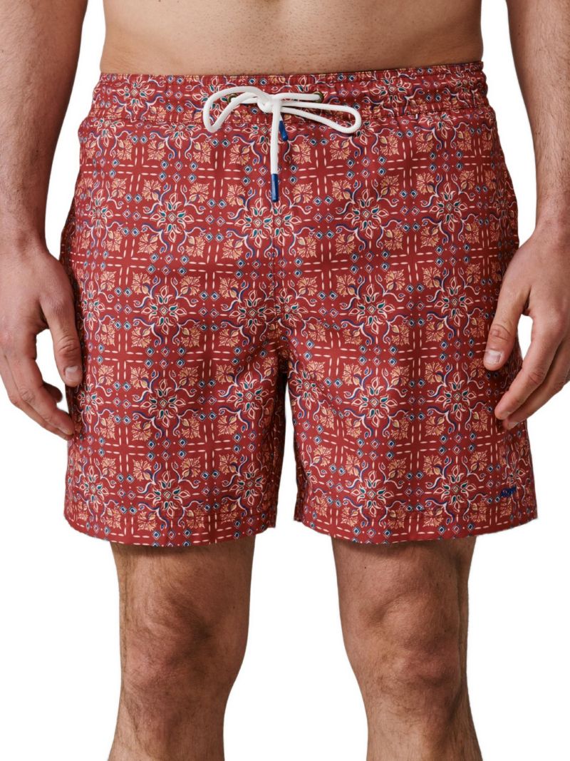 Men's Bardney Embroidered Logo Swim Shorts