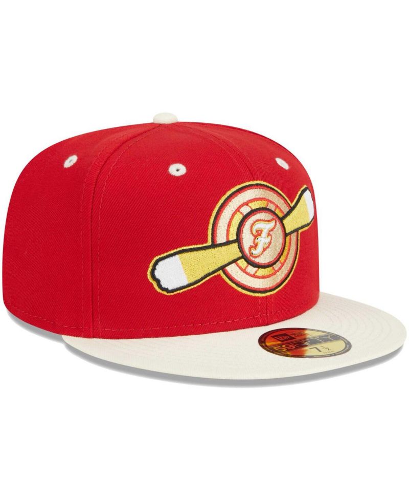 Men's Red Winston-Salem Dash Theme Nights Flight 59FIFTY Fitted Hat