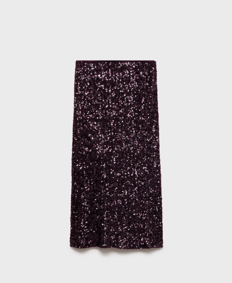Women's Sequin Midi Skirt