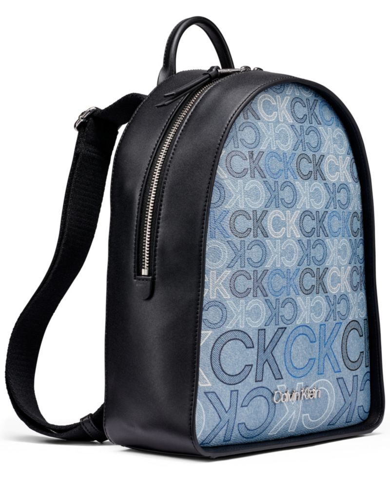 Kyren Denim Signature Backpack Messenger