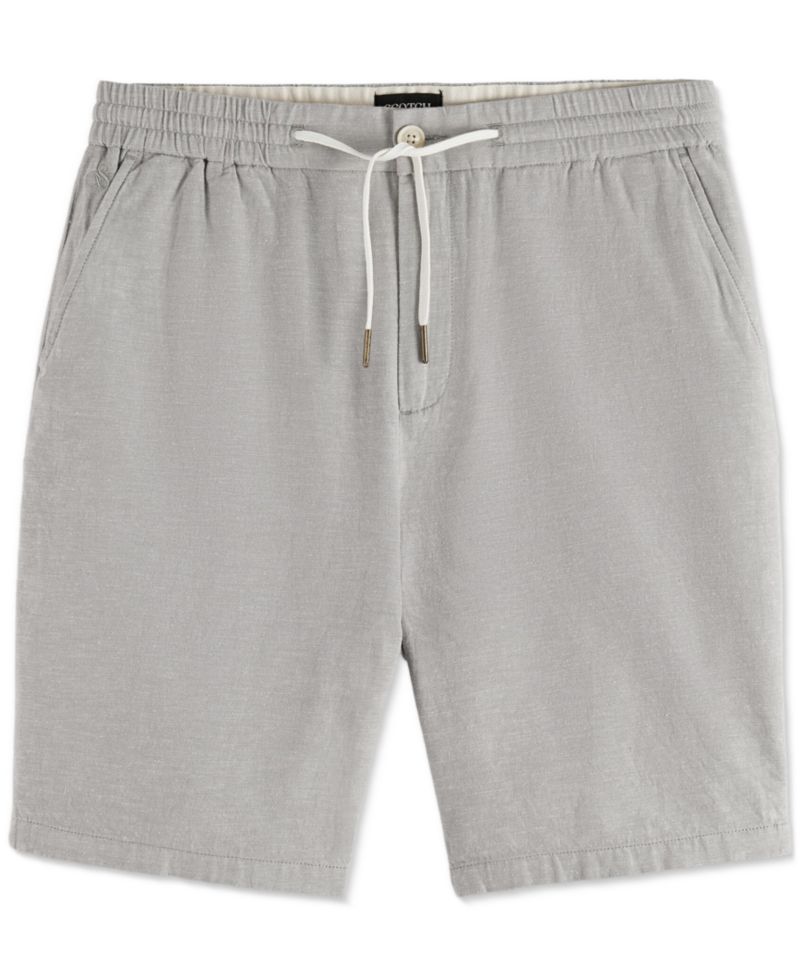 Men's Seasonal Core Linen-Blend Shorts