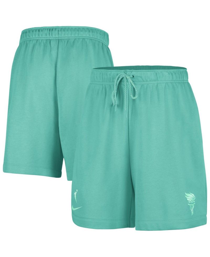 Women's Mint New York Liberty 6" Fleece Performance Shorts