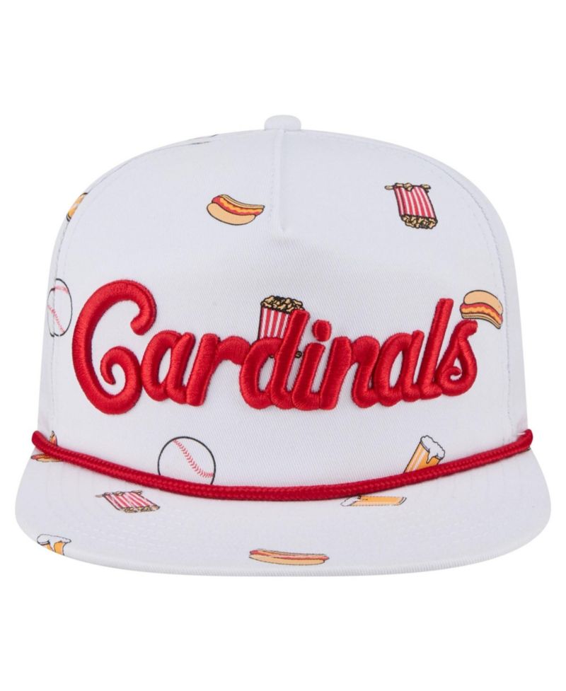 Men's White St. Louis Cardinals Team Cheer Rope 19TWENTY Adjustable Hat