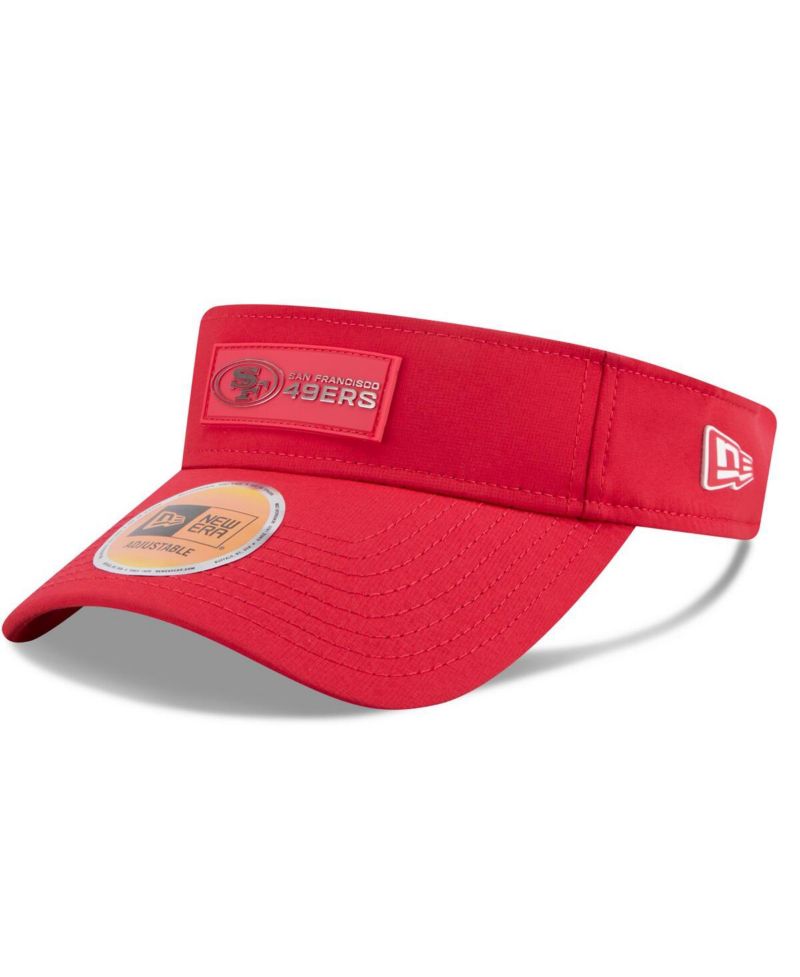 Men's Scarlet San Francisco 49ers 2025 Sideline Visor Hat