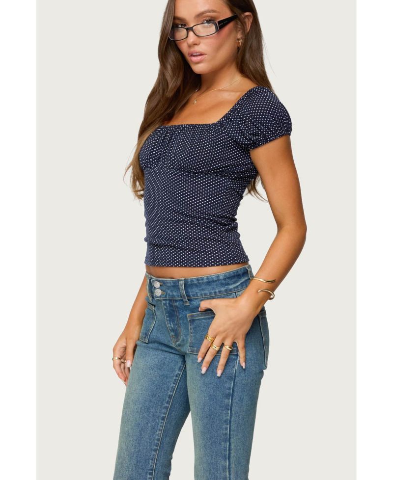Women's Stefania Polka Dot Top