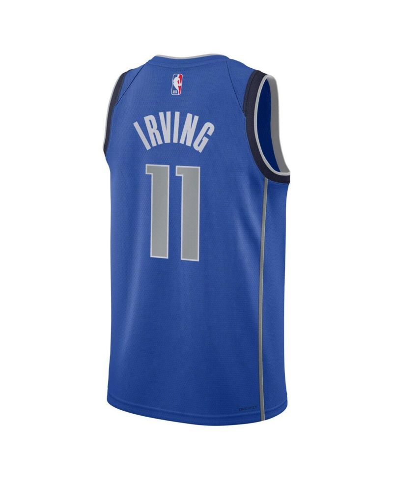 Big Boys and Girls Kyrie Irving Blue Dallas Mavericks Swingman Jersey - Icon Edition