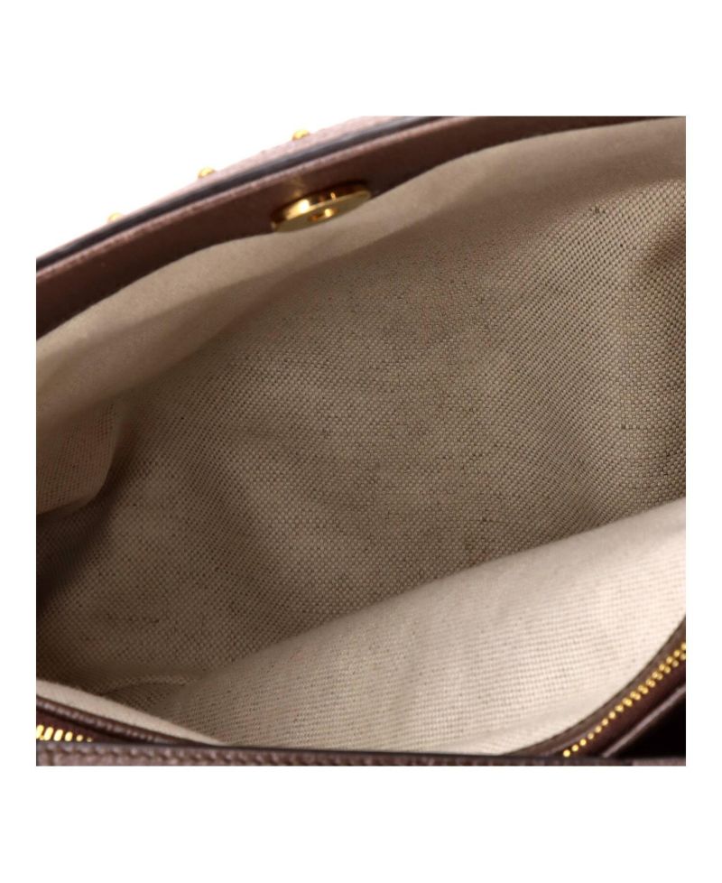 Medium Diana NM Bamboo Handle Tote Printed GG Coated Canvas and Studded Leather