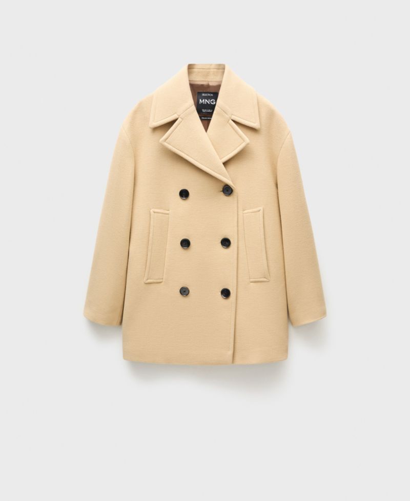 Women's Double Breasted Virgin Wool Coat