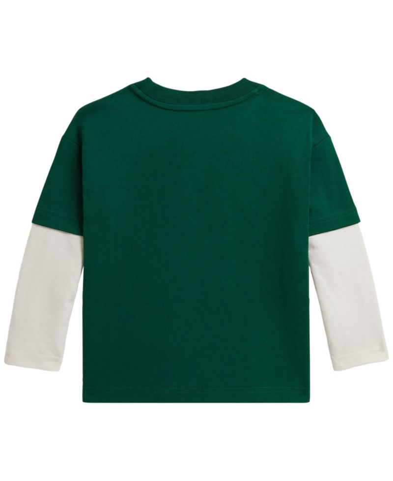 Boys' 2T-7 Big Fit Cotton Layered-Effect T-Shirt