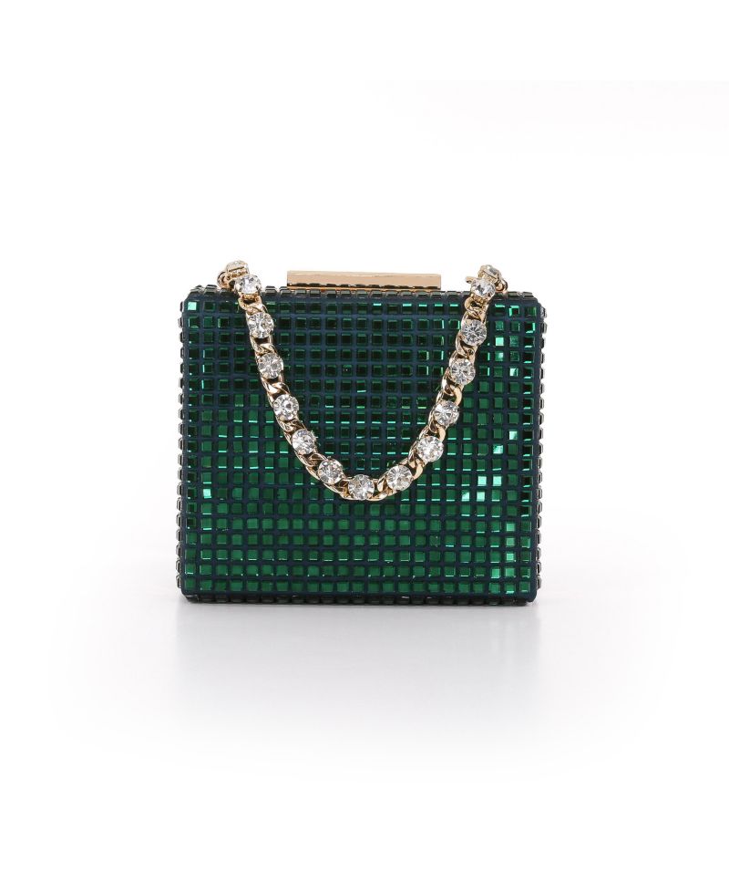 Woman's Serenity Crystal Box Clutch