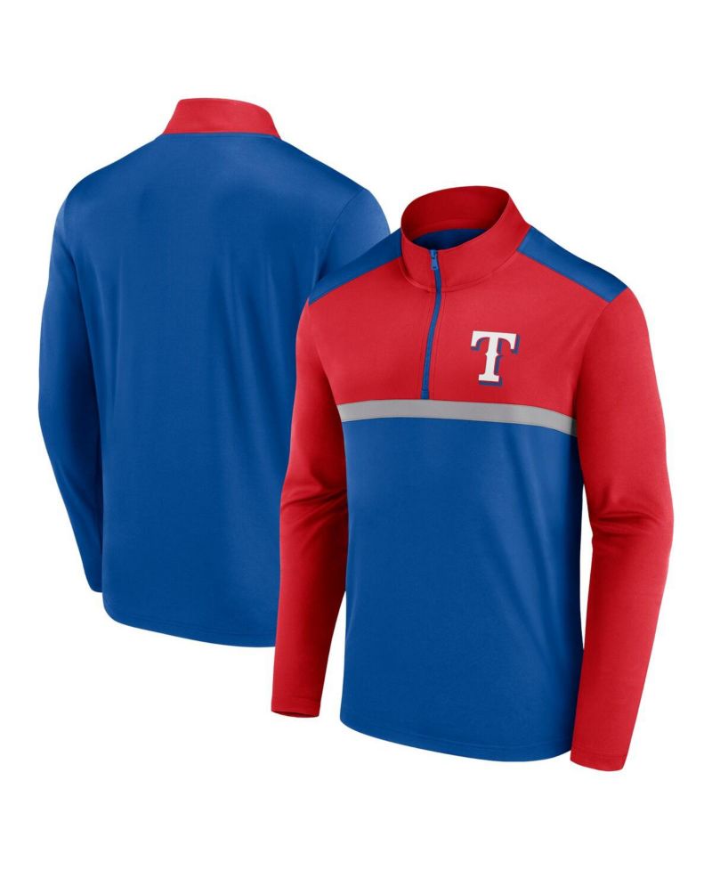 Men's Royal Texas Rangers Unstoppable Quarter-Zip Top