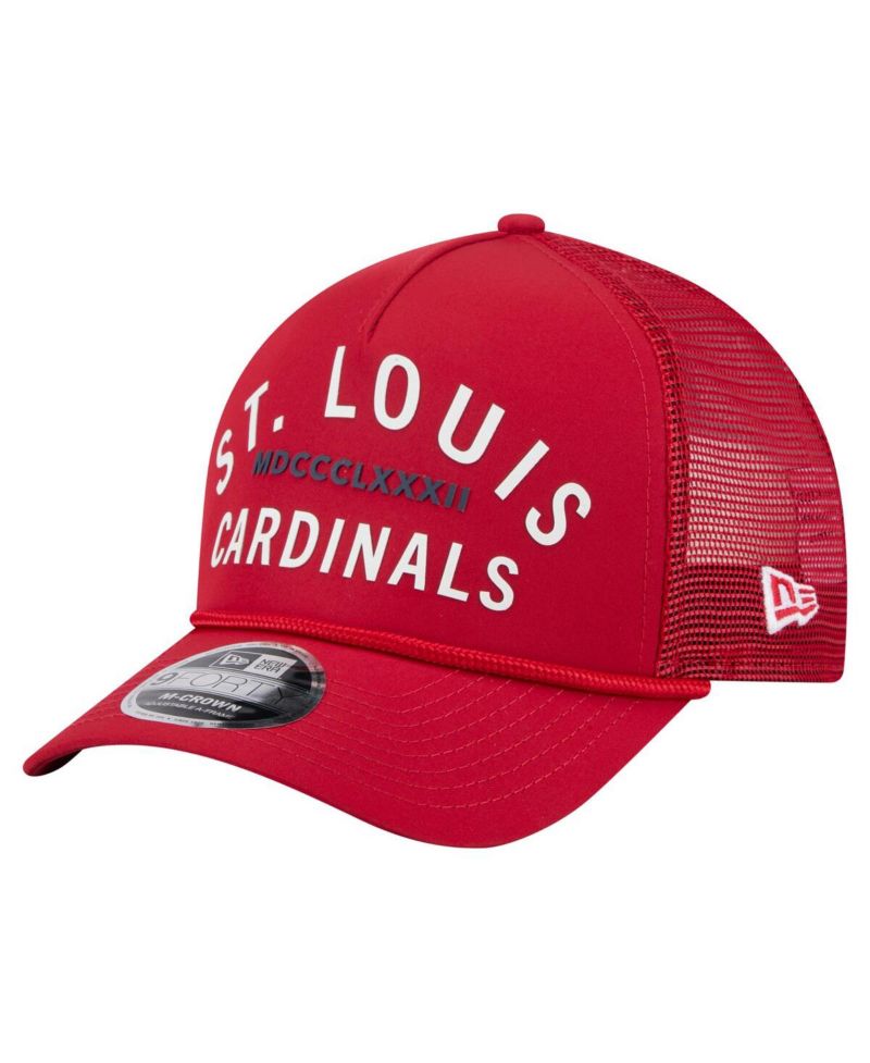 Men's Red St. Louis Cardinals Minimalist 9FORTY A-Frame Adjustable Hat