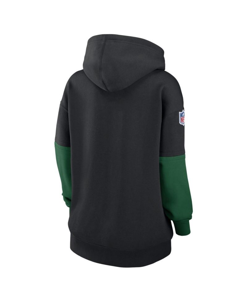 Women's Black New York Jets Sideline Essential Hoodie