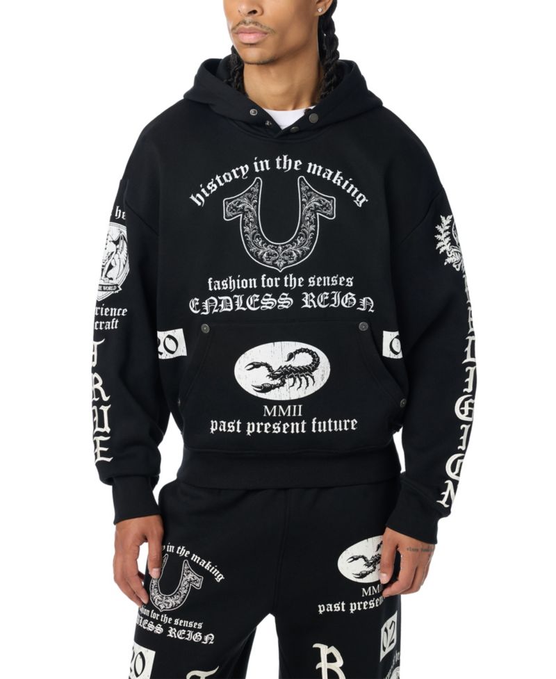 Men's Endless Reign Graphic Boxy Hoodie