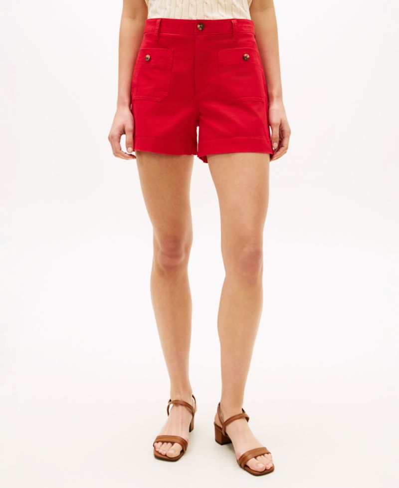 Women's Twill Patch Pocket Shorts
