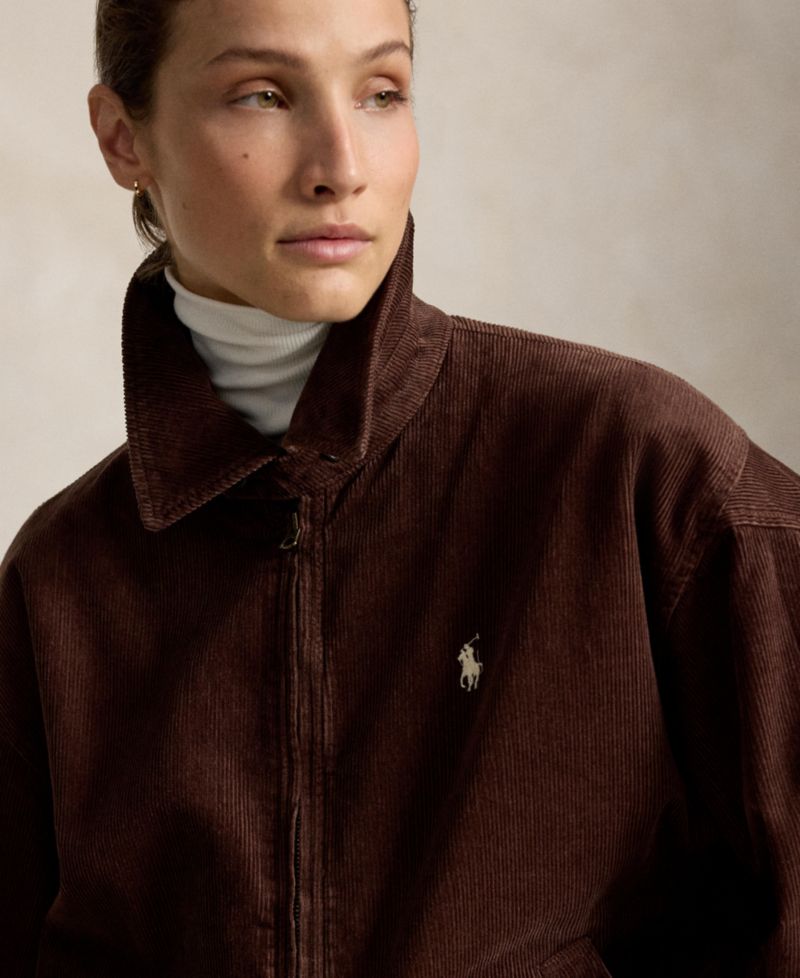 Women's Bubble Relaxed-Fit Corduroy Jacket