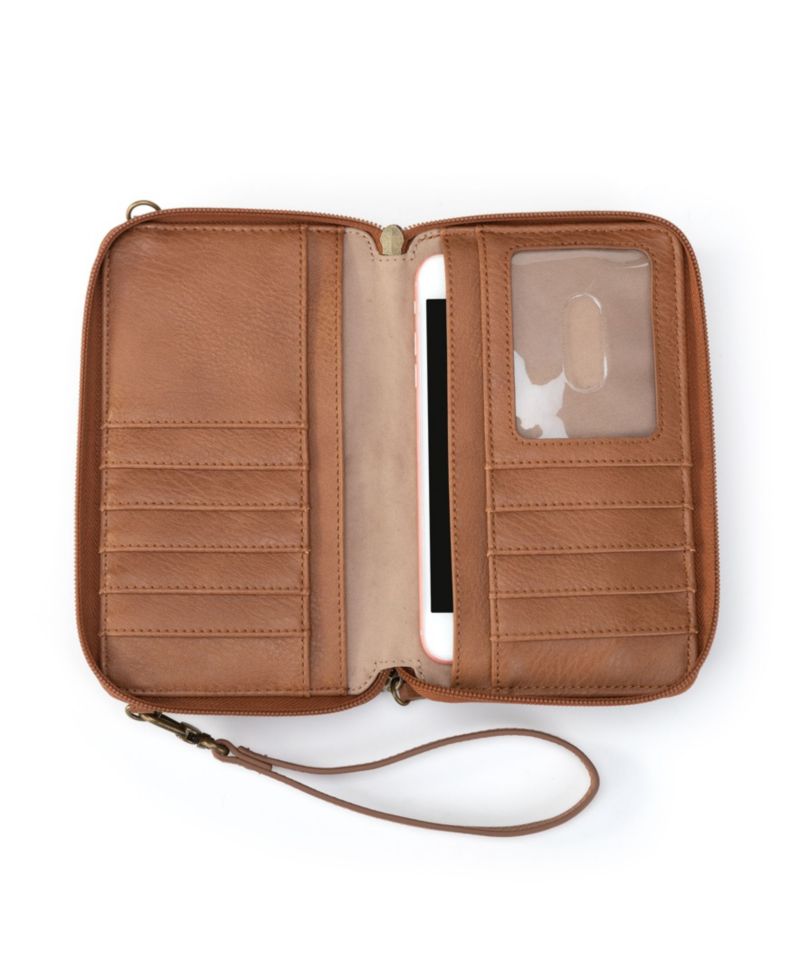 Sequoia Leather Smartphone Convertible Crossbody Wallet