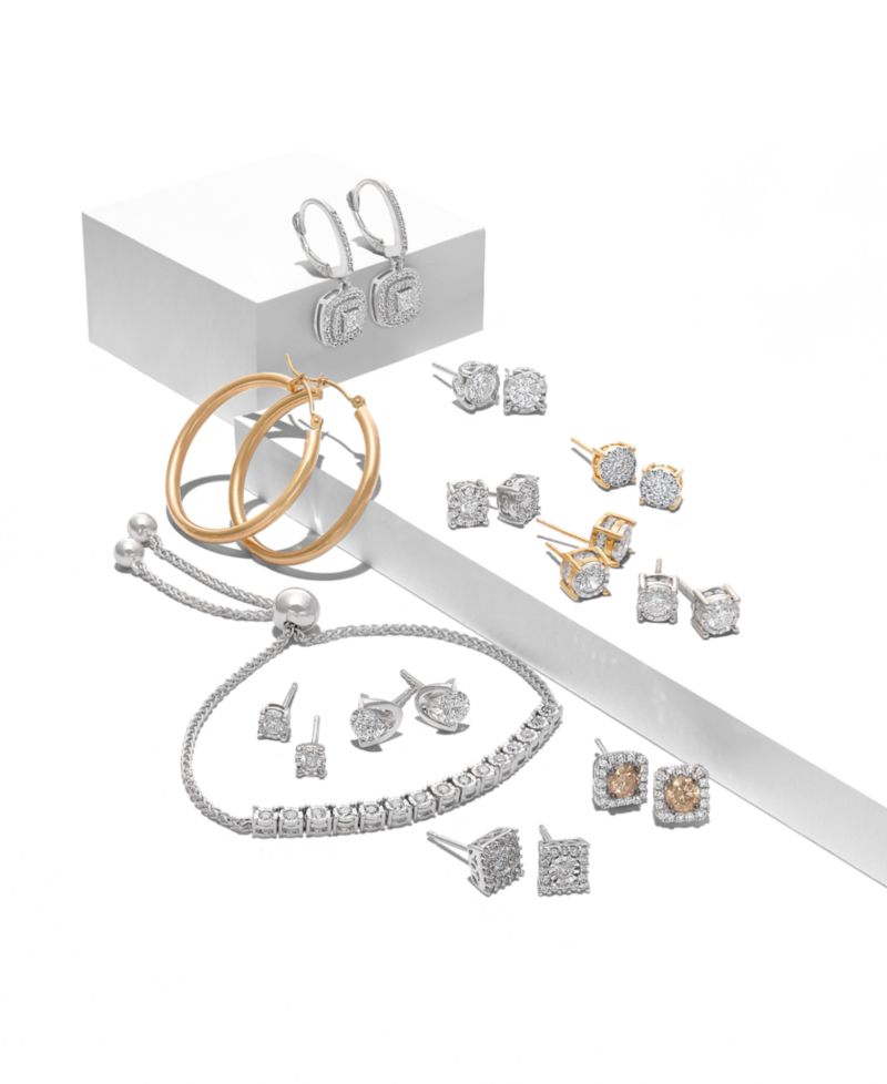 Polished Tube Hoop Earrings in 10k Gold, White Gold or Rose Gold