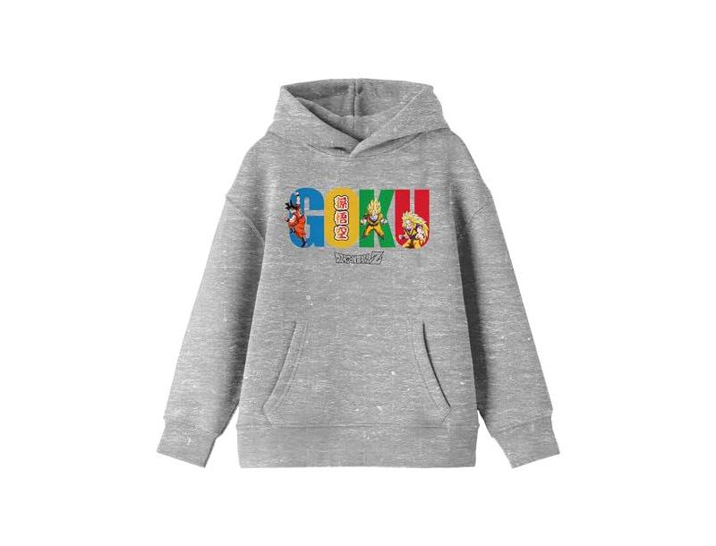 Multiple Goku Youth Heather Gray
