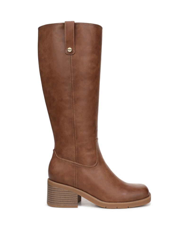 Women's Joplin Block Heel Riding Tall Boots, Regular & Wide Calf