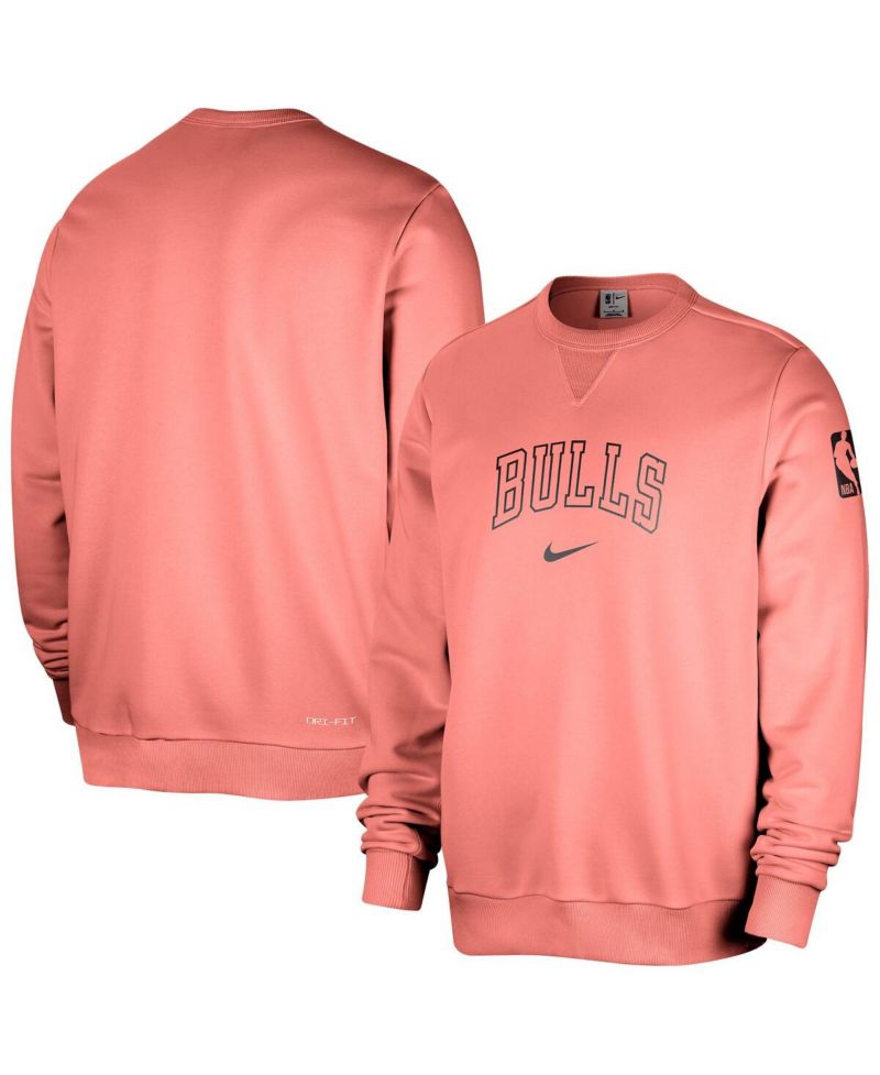 Men's Red Chicago Bulls Courtside Standard Issue Performance Pullover Sweatshirt