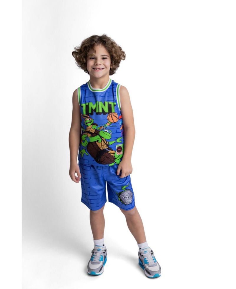 Boy's (5-12) Athletic Basketball Jersey and Shorts Set