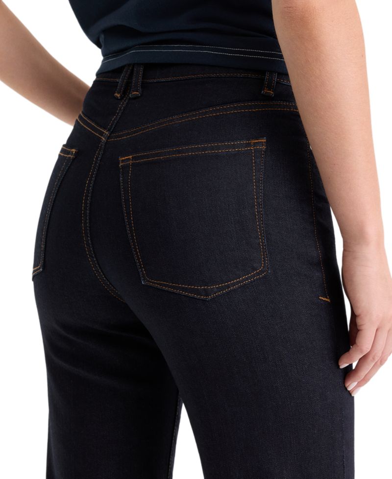 Petite True Straight High-Waisted Jeans