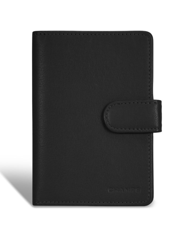 Men's Onyx Collection Leather Passport Case