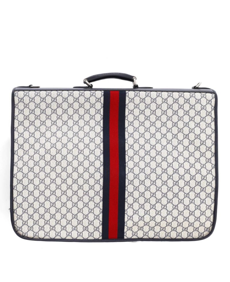 Savoy Web Garment Bag GG Coated Canvas