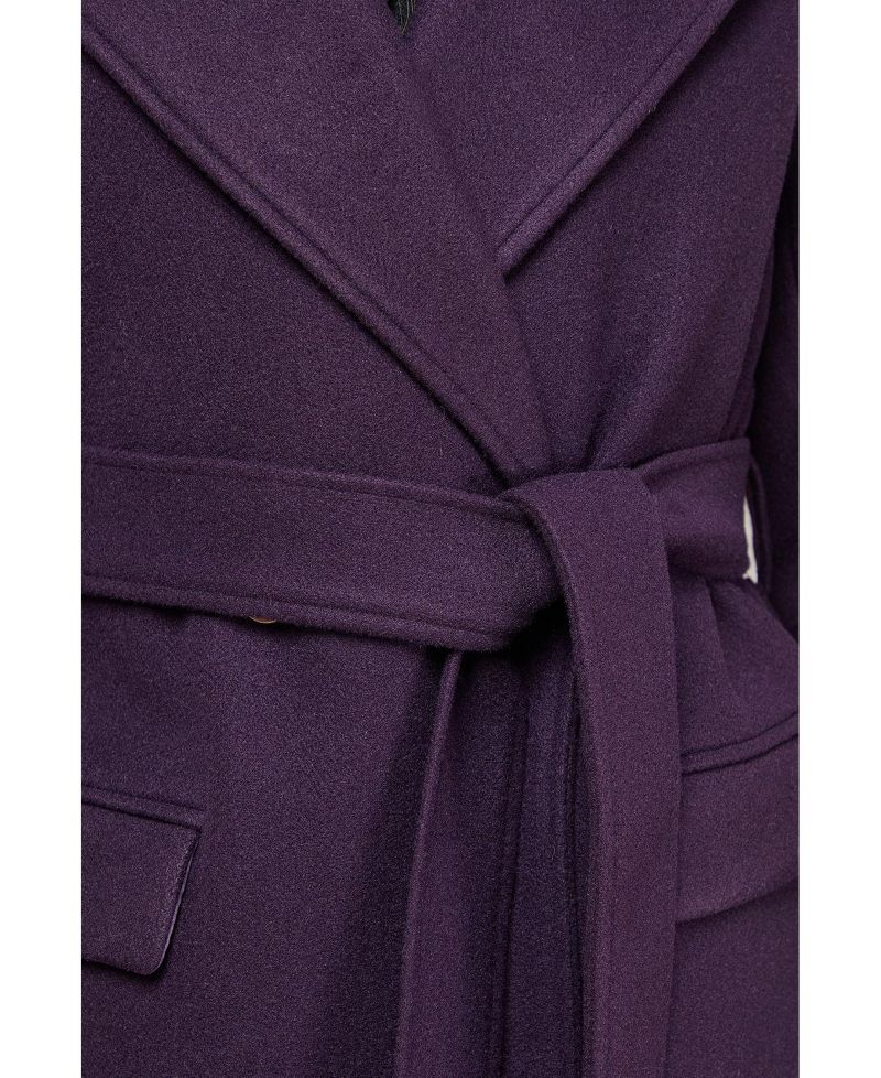 Women's Tie Belt Detail Midi Coat