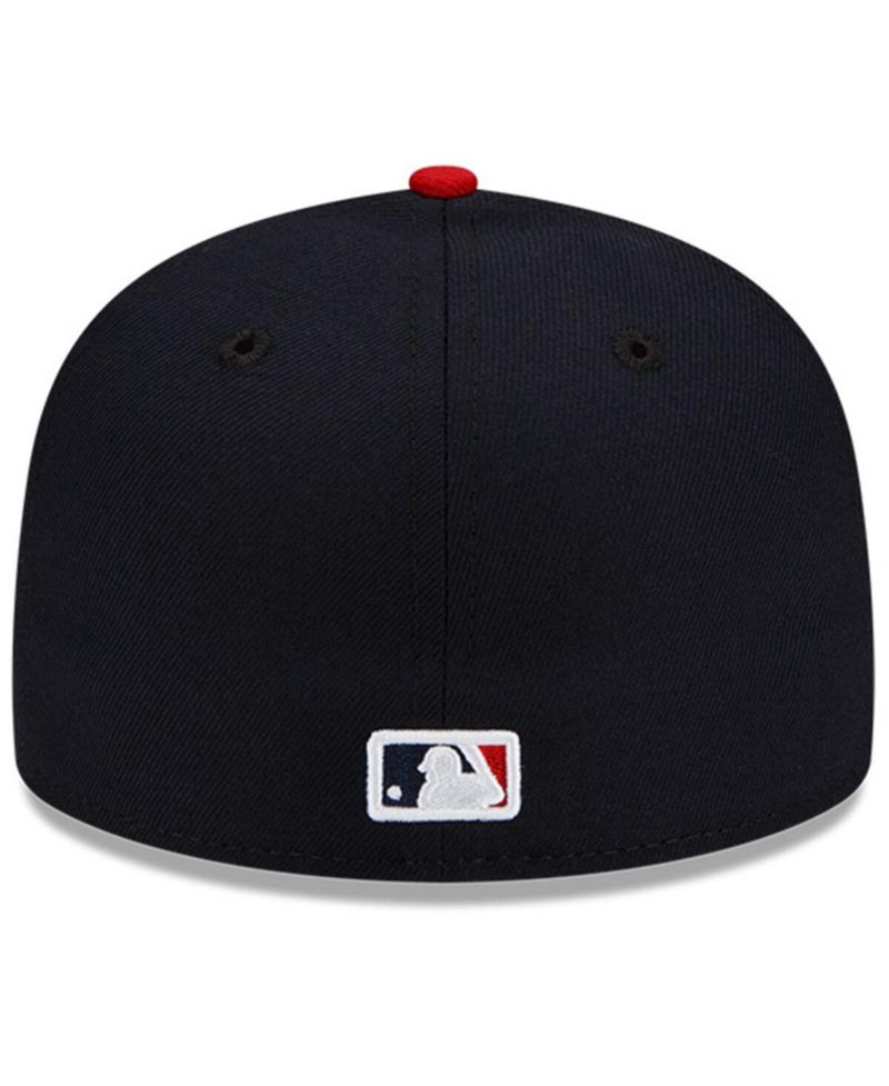 Men's Navy, Red Cleveland Guardians Authentic Collection On-Field 59FIFTY Fitted Hat