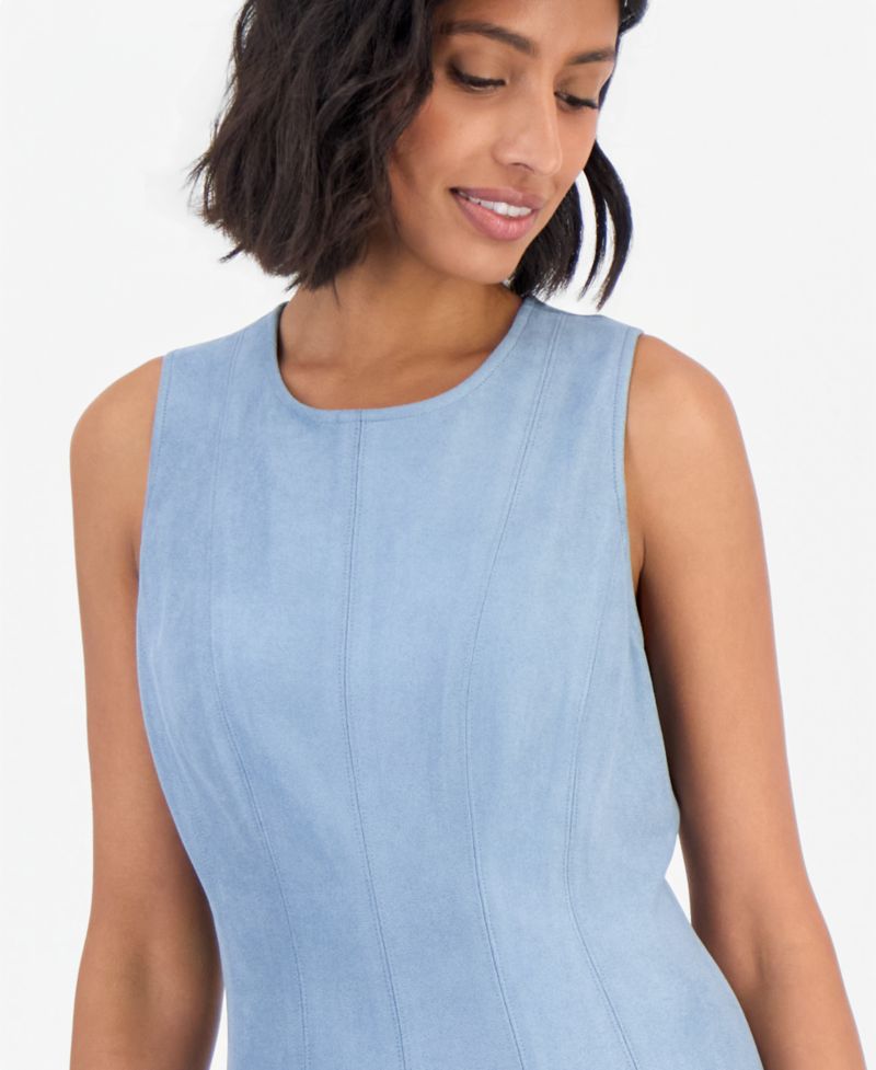 Women's Sleeveless A-Line Midi Dress