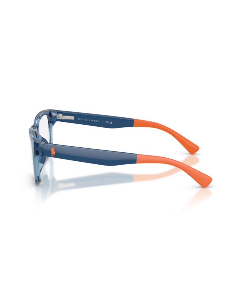 Kids Rectangle Plastic PP8555U Eyeglasses(Ages 11-13)