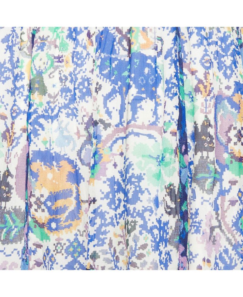 Women's Multicolor Print Crepe Viviane Skirt