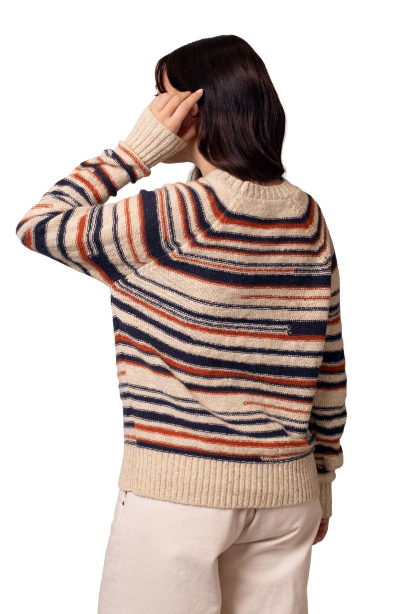 Women's Donegal Broken Stripe Sweater