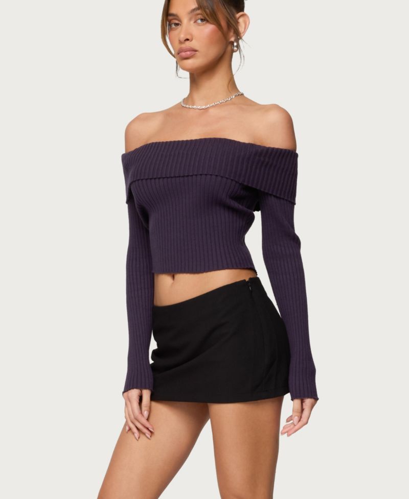 Women's Lauren Knit Foldover Top
