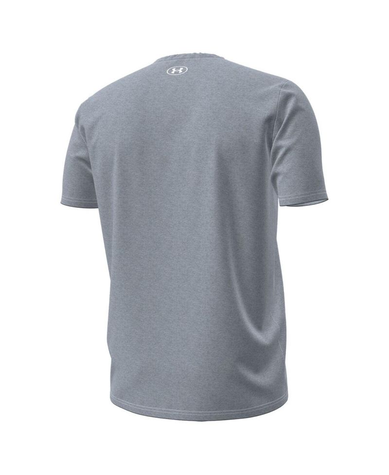 Men's Gray Notre Dame Fighting Irish Leprechaun Performance T-Shirt
