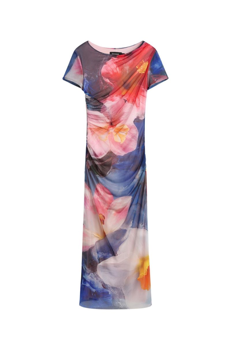 Women's Short Sleeve printed dress