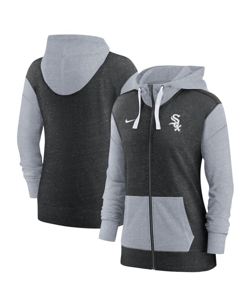 Women's Black Chicago White Sox Full-Zip Hoodie